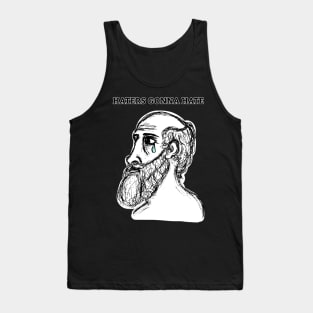 Sad Hippocrates (Large Print) Tank Top